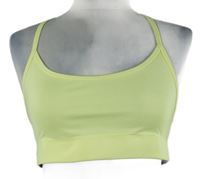 Dámský žlutý sportovní crop top 