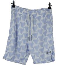 Dámské lila-bílé vzorované sportovní kraťasy Under Armour 
