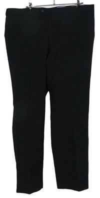 Pánské černé společenské kalhoty s puky C&A vel. 58