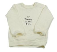 Smetanová mikina s nápisem George