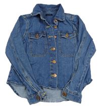 Modrá riflová košilová bunda Kylie