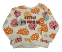 Smetanová mikina s dýněmi Matalan