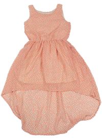 Růžové lehké květované šaty H&M