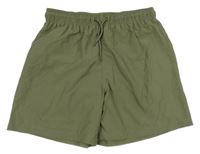 Khaki plážové kraťasy H&M