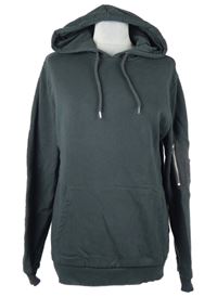 Pánská šedá mikina s klokankou a kapucí Asos