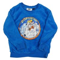 Modrá chlupatá mikina - Tlapková patrola Nickelodeon