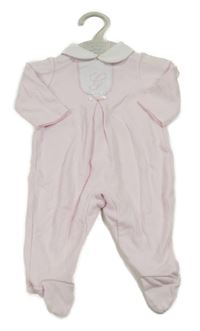 Nové - Světlerůžový overal s límečkem 