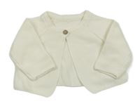 Smetanový propínací svetr George