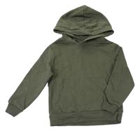 Khaki mikina s kapucí H&M