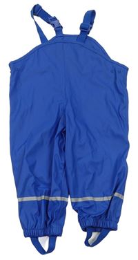 Modré nepromokavé laclové kalhoty Lupilu
