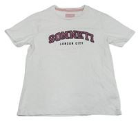 Bílé tričko s logem Sonneti