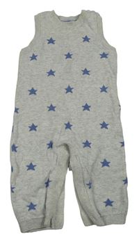 Šedý pletený kalhotový overal s hvězdičkami Mothercare