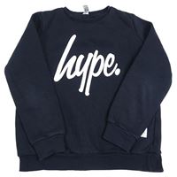 Černá mikina s logem Hype