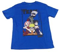 Kobaltově modré tričko Naruto zn. Difuzed