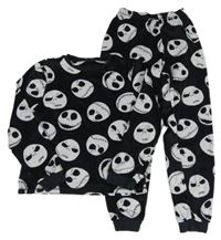 Černé plyšové pyžamo Ukradené Vánoce George