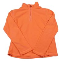 Neonově oranžová funkční fleecová mikina Protest