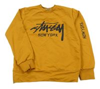 Písková mikina s nápisem 