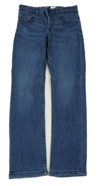 Tmavomodré slim rifle Okaidi