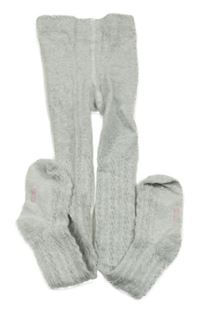 Šedé vzorované punčocháče Orchestra vel. 27-30