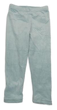 Světlemodré sametové legíny Primark