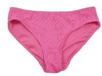 Neonově růžové plavkové kalhotky H&M