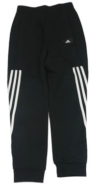 Černo-bílé tepláky Adidas
