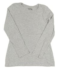 Šedé melírované triko Y.F.K.