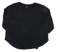 Černé crop triko C&A