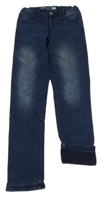 Tmavomodré teplákové podšité rifle POCOPIANO