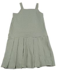 Černo-bílo-zelené kostkované šaty PRIMARK