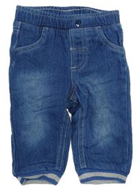 Modré cuff teplákové rifle Ergee