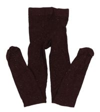 Mahagonové punčocháče se třpytkami