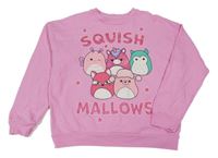 Růžová mikina s SQUISHMALLOWS Nutmeg