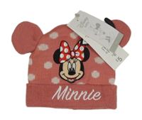 Nové - starorůžová puntíkatá čepice s Minnie Diesel