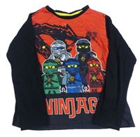 Červeno-černé triko s Lego Ninjago