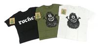 3x tričko - bílé s příšerkou + khaki s příšerkou + černé s nápisem