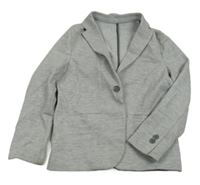 Šedé melírované slavnostní sako Zara