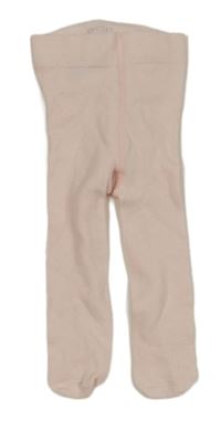 Světlerůžové punčocháče s tylovými volánky Next