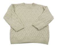 Béžový vzorovaný svetr Matalan