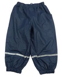 Tmavomodré nepromokavé zateplené kalhoty PlayShoes