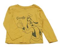 Okrové triko s Goofym Primark