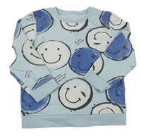 Světlemodrá mikina se smajlíky George