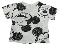 Bílé tričko s Mickeym H&M