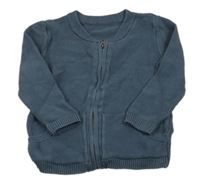 Tmavomodrý propínací svetr M&S