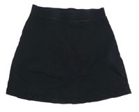 Černá sukně s všitými kraťasy George