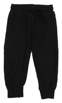 Černé lehké tepláky H&M