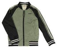 Zeleno-černá šusťáková jarní bunda s logem Vingino