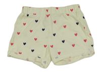Žluté kraťasy se srdíčky 