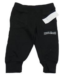 Nové - Černé tepláky s nápisem DKNY Jeans