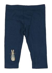 Tmavomodré žebrované legíny s králíkem - Peter Rabbit M&S